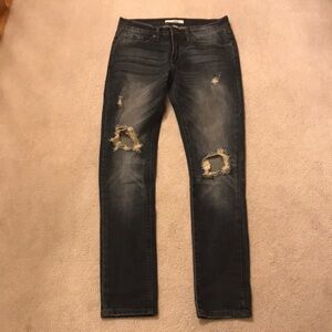 Men's Fashion Nova Distressed Jeans - Slim Fit